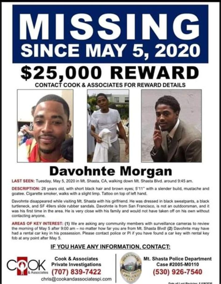 Davohnte Morgan Missing Update 2023 | Is He Found After Disappearing From Mount Shasta