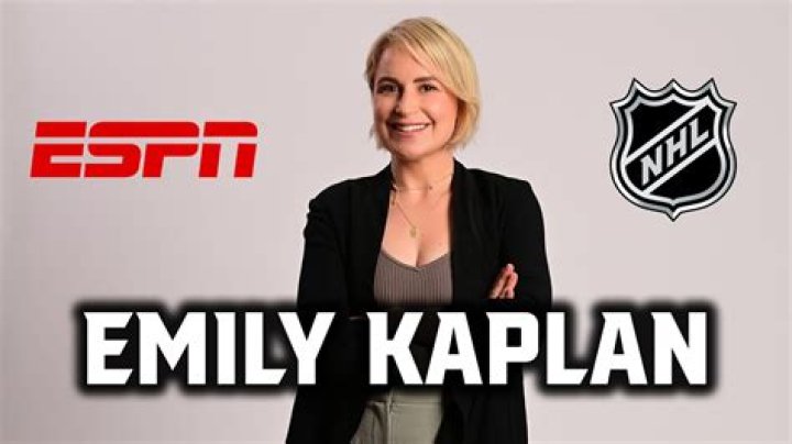 Who Is Emily Kaplan? ESPN NHL Reporter In Sidelines For Stanley Cup