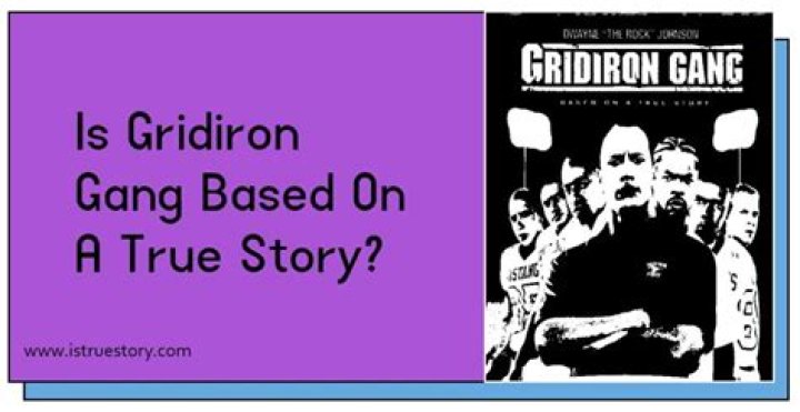 Is Gridiron Gang a True Story
