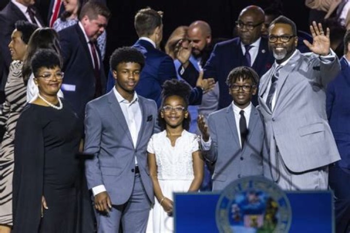 Meet Brandon Johnson wife, Stacie Rencher |