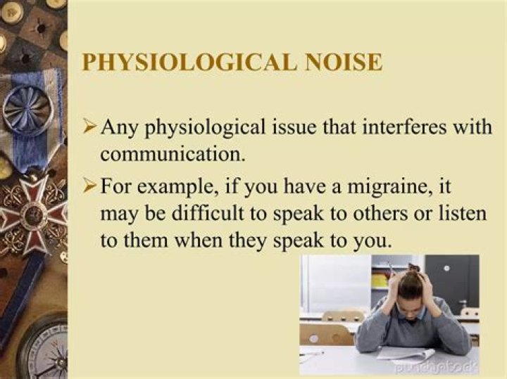 What is an example of physiological noise? |